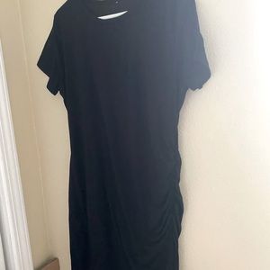 Scrunch detail casual dress